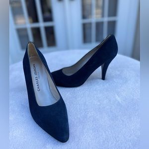 Designer Blue suede shoes 💙